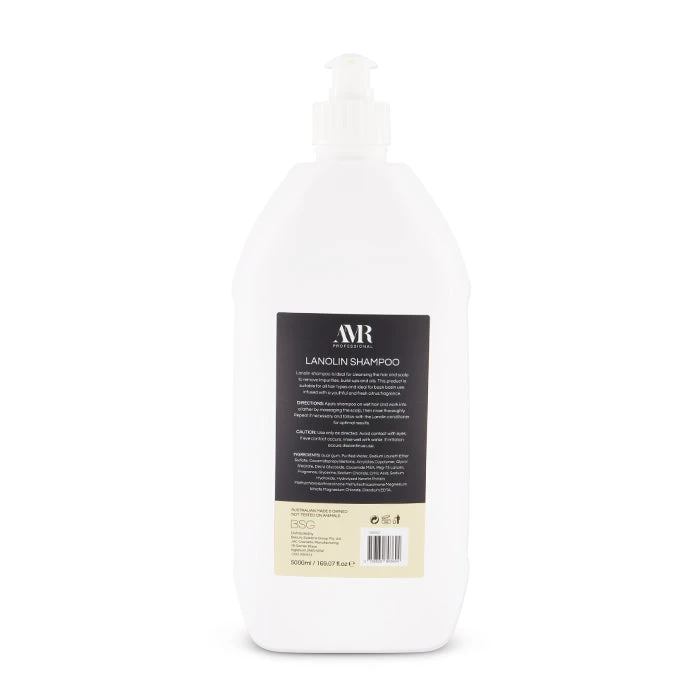 AMR Professional Lanolin Shampoo 5L 2 AMR Professional Lanolin Shampoo 5L - Image 2