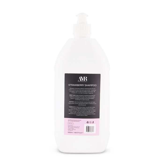 AMR Professional Strawberry Shampoo 5L 2 AMR Professional Strawberry Shampoo 5L - Image 2