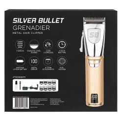 Silver Bullet Grenadier Clipper Cord/Cordless - Gold -Hair Care Shop 900575 3