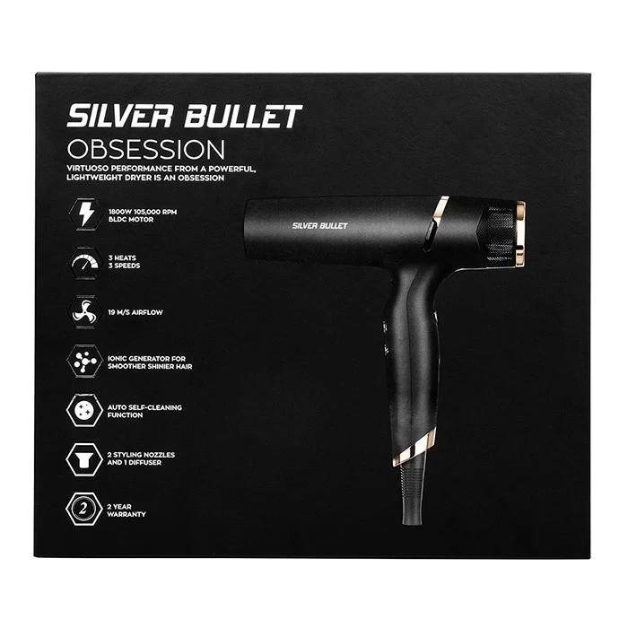 Silver Bullet Obsession Dryer - Black 3 Silver Bullet Obsession Dryer - Black - Image 3