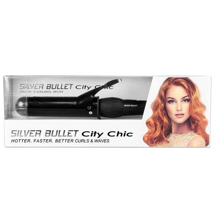Silver Bullet City Chic Black Curling Iron - 38mm 2 Silver Bullet City Chic Black Curling Iron - 38mm - Image 2