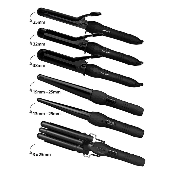 Silver Bullet City Chic Black Curling Iron - 38mm 4 Silver Bullet City Chic Black Curling Iron - 38mm - Image 4