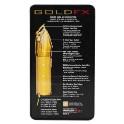 BaBylissPRO GoldFX Lithium Clipper Gold 8 BaBylissPRO GoldFX Lithium Clipper Gold -Hair Care Shop 900733 4