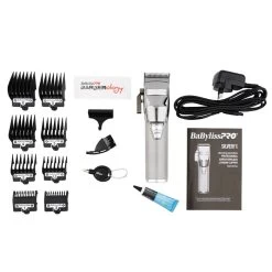 BaBylissPRO SilverFX Lithium Clipper Silver 6 BaBylissPRO SilverFX Lithium Clipper Silver -Hair Care Shop 900755 3