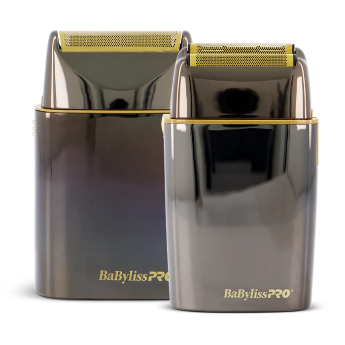 BabylissPro LimitedFX Single & Double Foil Shaver Gun Metal Set 1 BabylissPro LimitedFX Single & Double Foil Shaver Gun Metal Set
