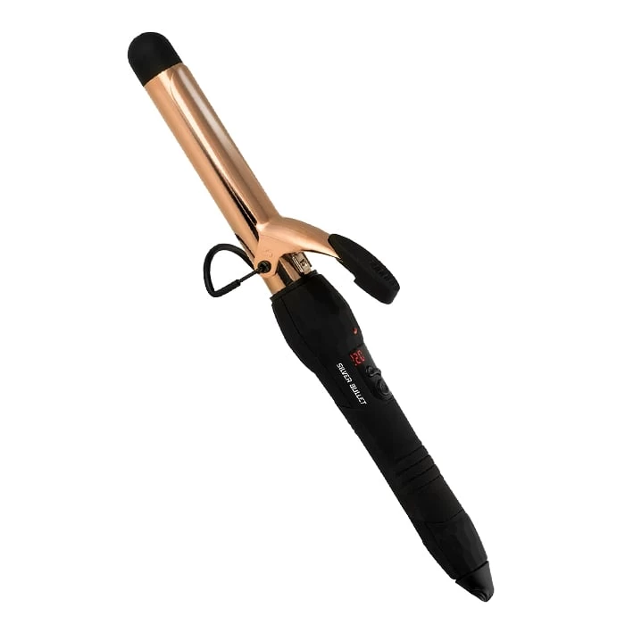 Silver Bullet Fastlane Rose Gold Titanium Curling Tong 25mm 1 Silver Bullet Fastlane Rose Gold Titanium Curling Tong 25mm