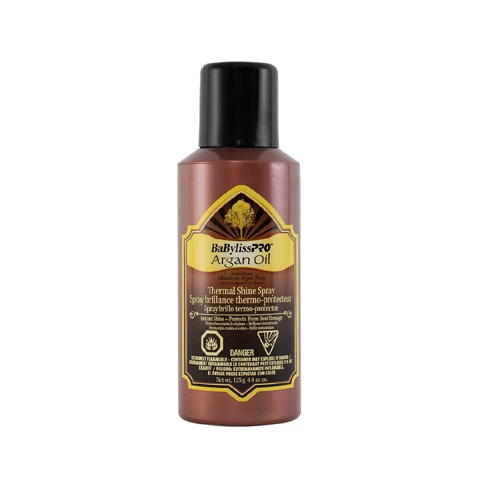 BaBylissPRO Argan Oil Thermal Shine Spray 125g 1 BaBylissPRO Argan Oil Thermal Shine Spray 125g