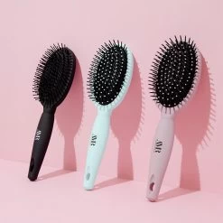 AMR Professional Tangle Tamer Paddle Brush Black -Hair Care Shop AMR108928 4