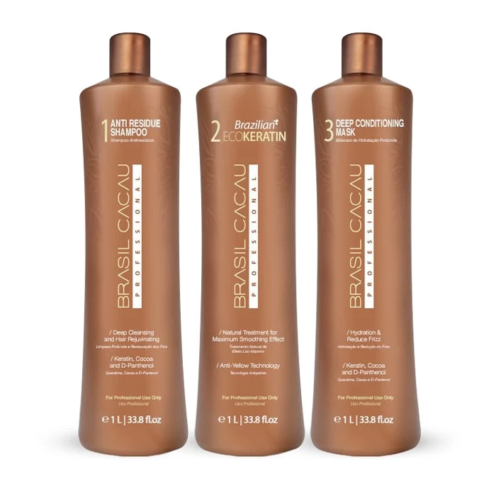 Brasil Cacau EcoKeratin Treatment Kit 1L 1 Brasil Cacau EcoKeratin Treatment Kit 1L