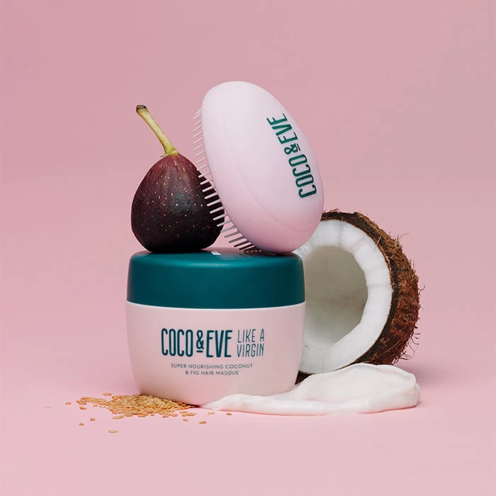 Coco & Eve Like A Virgin Coconut & Fig Hair Masque 212ml + Tangle Tamer 4 Coco & Eve Like A Virgin Coconut & Fig Hair Masque 212ml + Tangle Tamer - Image 4