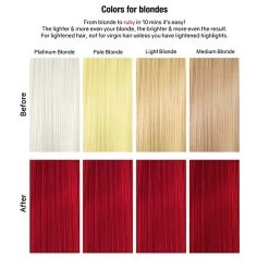 Celeb Luxury Gem Lites Colorditioner Bond Fix Ruby Red 244ml -Hair Care Shop CLL001 4