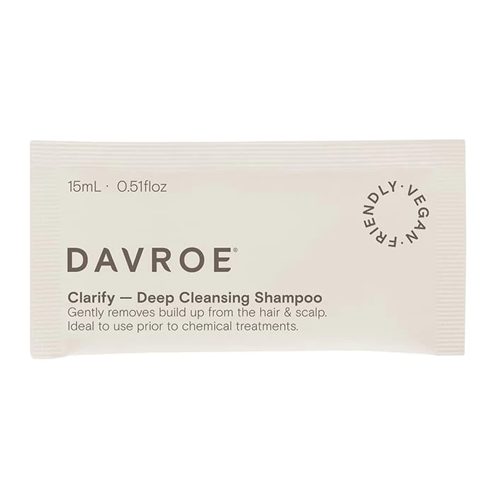 Davroe Clarify Deep Cleansing Shampoo Sachet 15ml 1 Davroe Clarify Deep Cleansing Shampoo Sachet 15ml