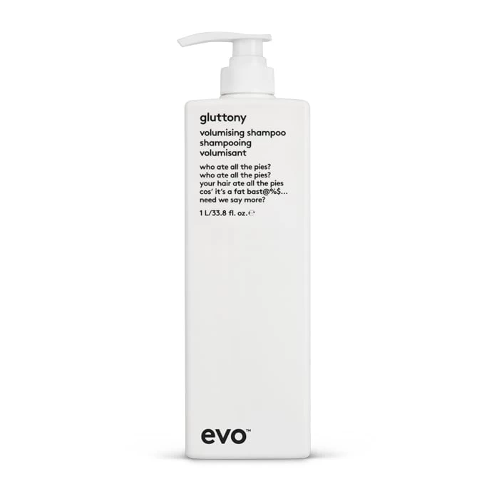 Evo Volume Gluttony Volumising Shampoo 1L 1 Evo Volume Gluttony Volumising Shampoo 1L