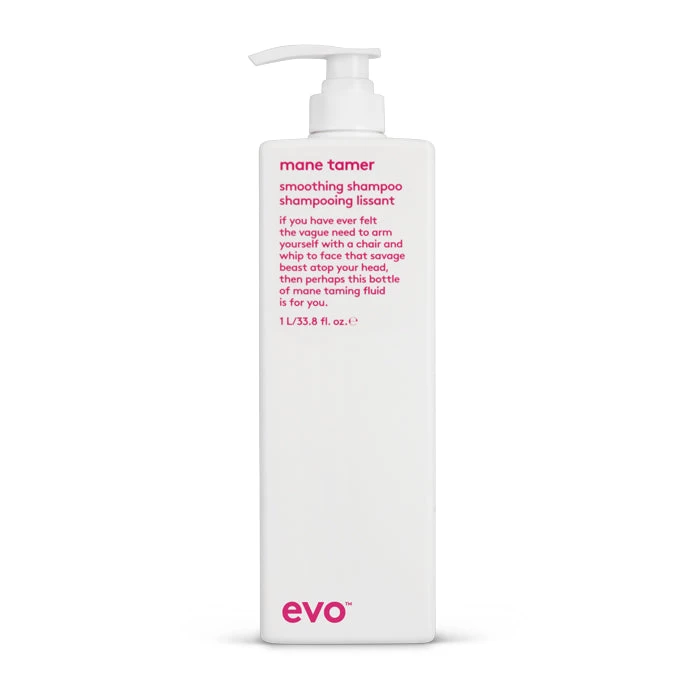 Evo Smooth Mane Tamer Smoothing Shampoo 1L 1 Evo Smooth Mane Tamer Smoothing Shampoo 1L