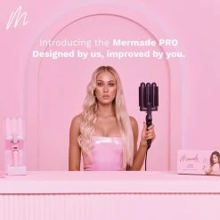 Mermade Hair Waver Pro Black 32mm -Hair Care Shop MHW002 11