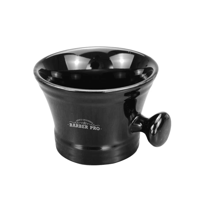 Barber Pro Shaving Mug Black 1 Barber Pro Shaving Mug Black