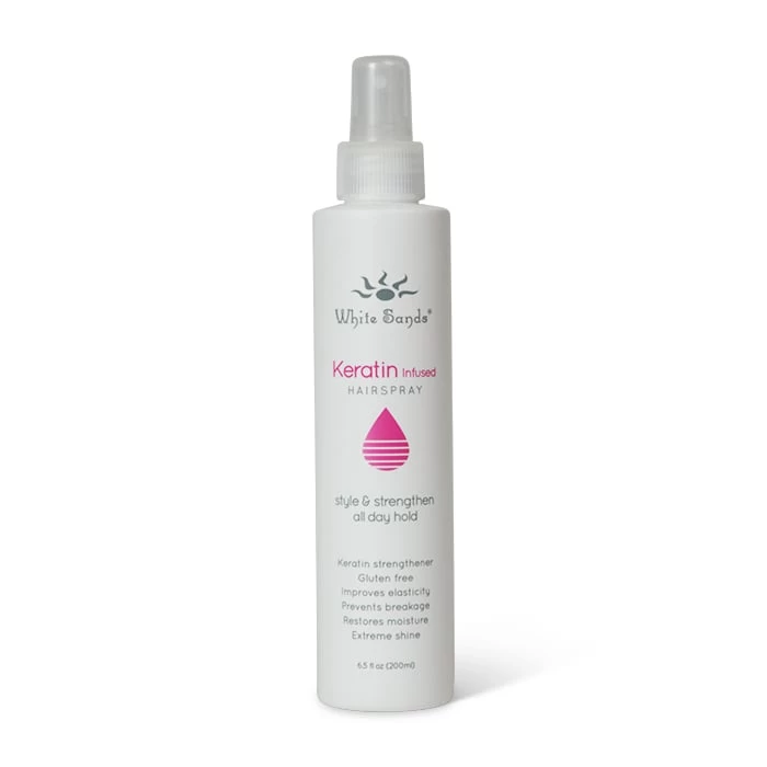 White Sands Keratin Infused Hairspray 200ml 1 White Sands Keratin Infused Hairspray 200ml